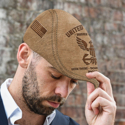 Custom U.S. Navy Veteran Jeff Cap – BEEN THERE - DONE THAT AND DAMN PROUD OF IT