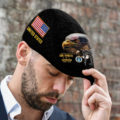 Custom U.S. Air Force Jeff Cap – Bald Eagle Design