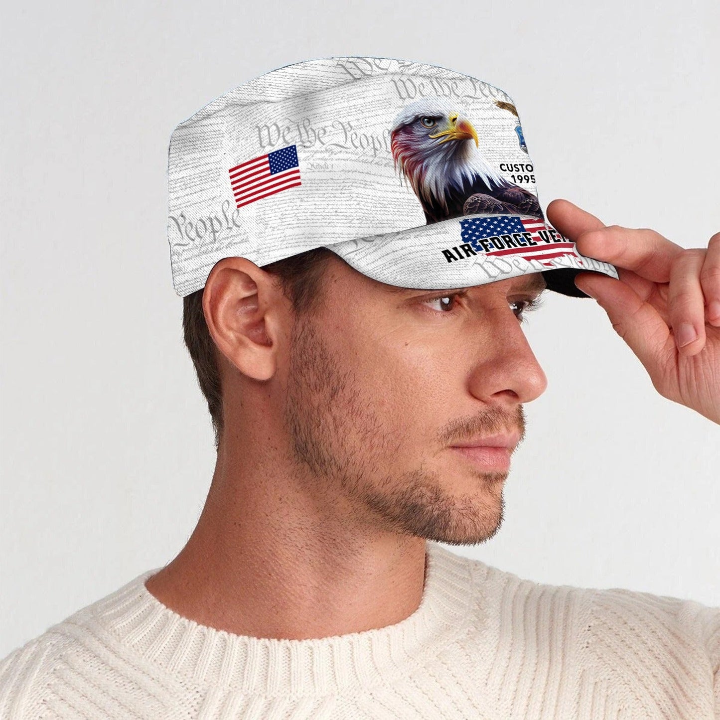 US Air Force – Military Cap -  American By Birth, Veteran By Choice