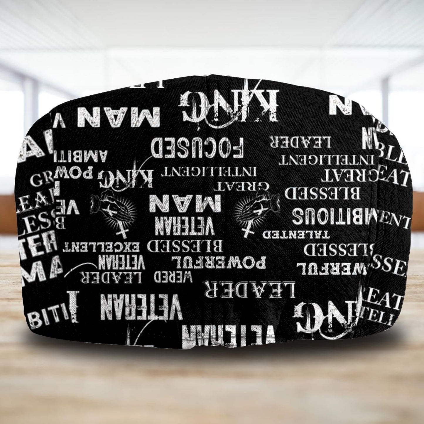 Custom U.S. Army Jeff Cap –  Anchor & Motto Typography Design