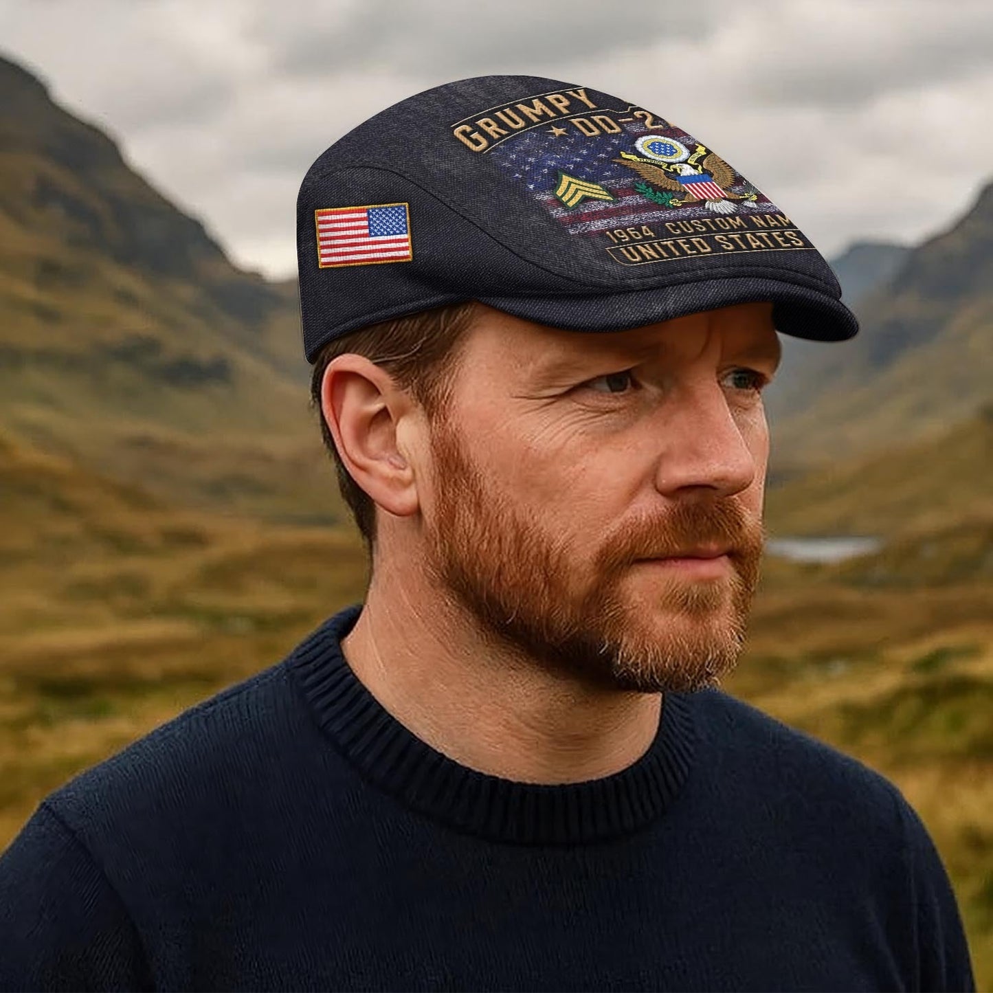 Custom U.S. Army Jeff Cap –  Grumpy Old Vet