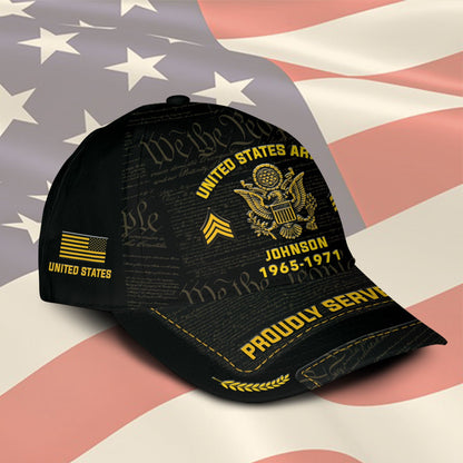 US Army – Classic Cap – We The People Black
