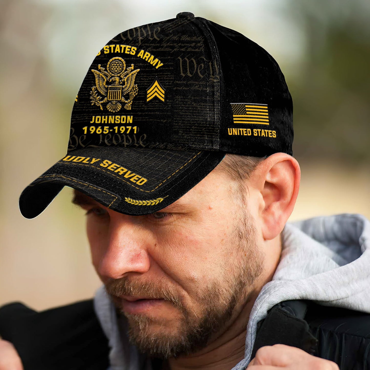 US Army – Classic Cap – We The People Black